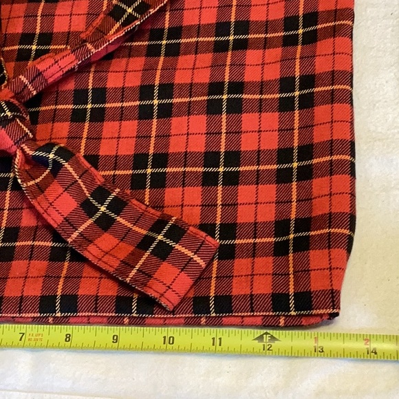 FINAL SALE PRICE Red & Black Plaid Bag + Cowboys Hat - Picture 4 of 8